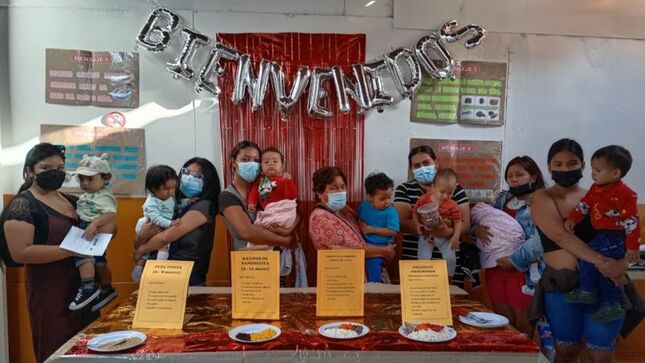 Foto 1 de Anemia: DIRIS Lima Centro impulsa talleres demostrativos de preparación de alimentos ricos en hierro en niños y niñas menores de 3 años