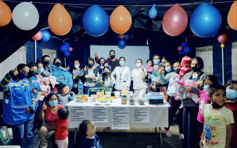 Foto 3 de Anemia: DIRIS Lima Centro impulsa talleres demostrativos de preparación de alimentos ricos en hierro en niños y niñas menores de 3 años