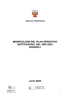 Vista preliminar de documento MODIFICACION DEL POI 2023 - VERSION 1