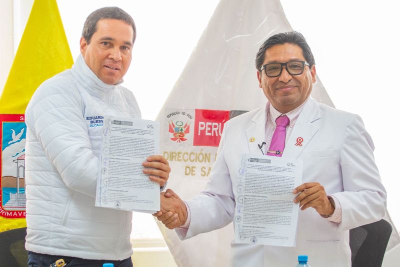 Foto 1 de Municipalidad de San Miguel y DIRIS Lima Centro firman convenio para la implementación del nuevo Centro de Salud Mental Comunitario