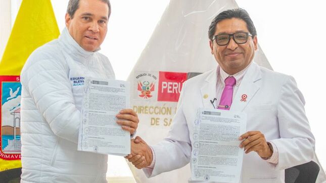 Foto 1 de Municipalidad de San Miguel y DIRIS Lima Centro firman convenio para la implementación del nuevo Centro de Salud Mental Comunitario