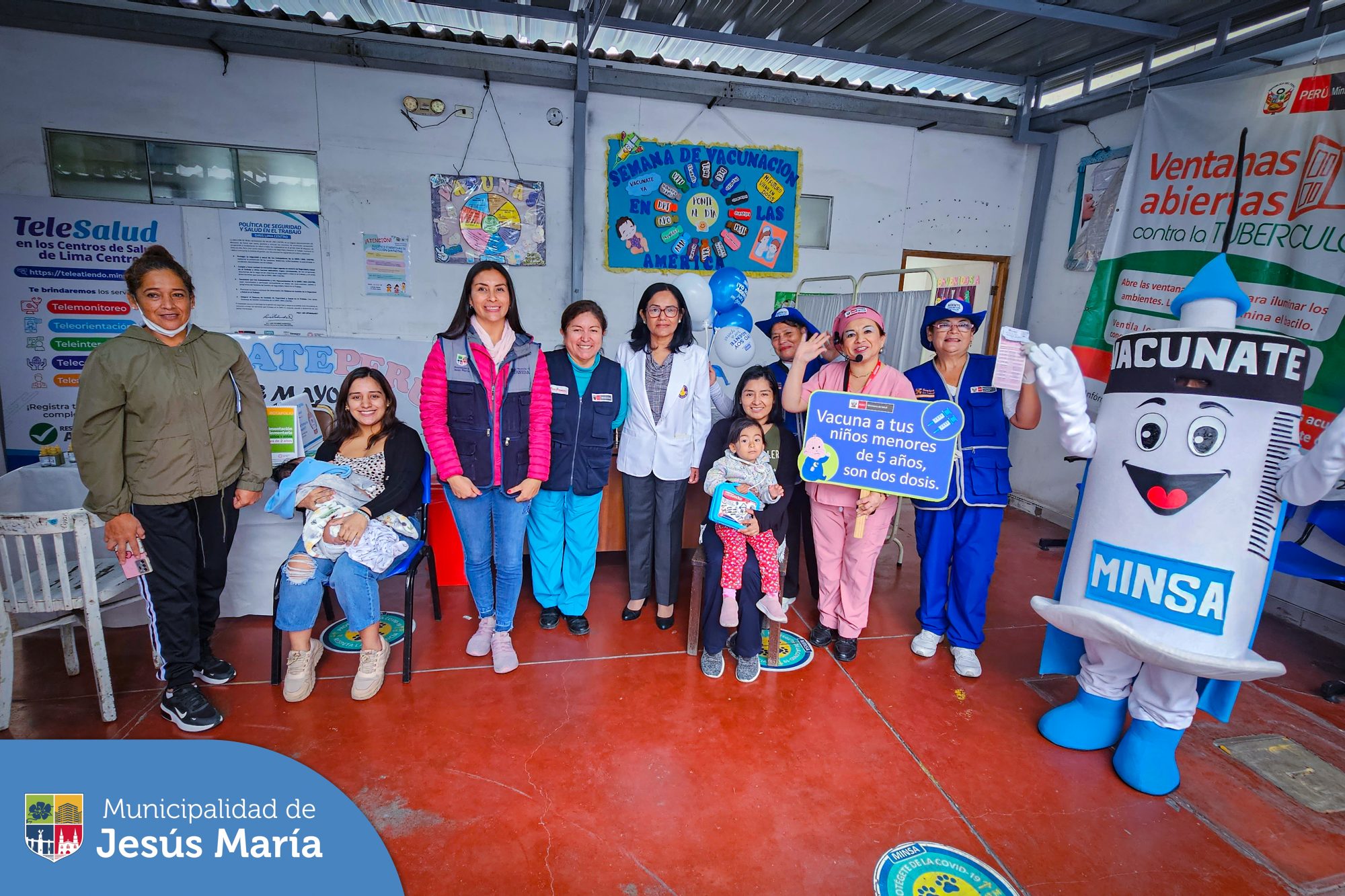 ✅ Vecinos recuerden que las vacunas son la única manera de prevenir estas enfermedades que son muy contagiosas, acudan con sus pequeños al establecimiento de salud más cercano. 🏥💉