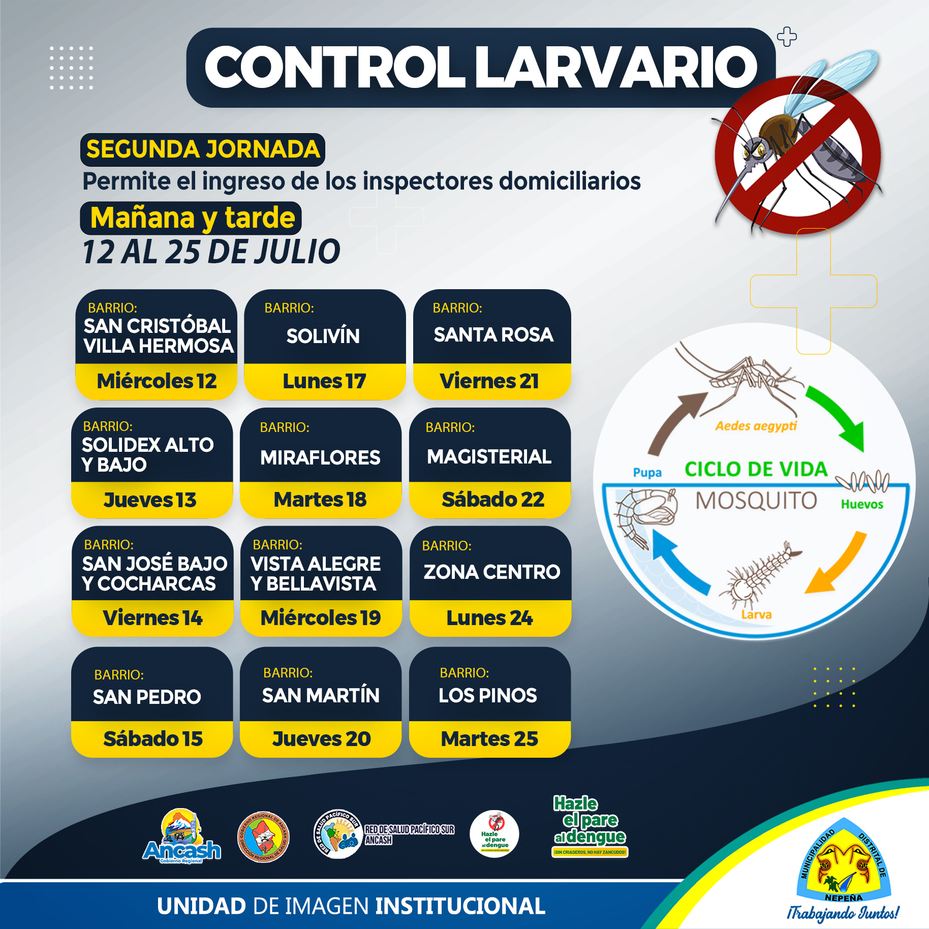 Segunda Jornada de Control Larvario