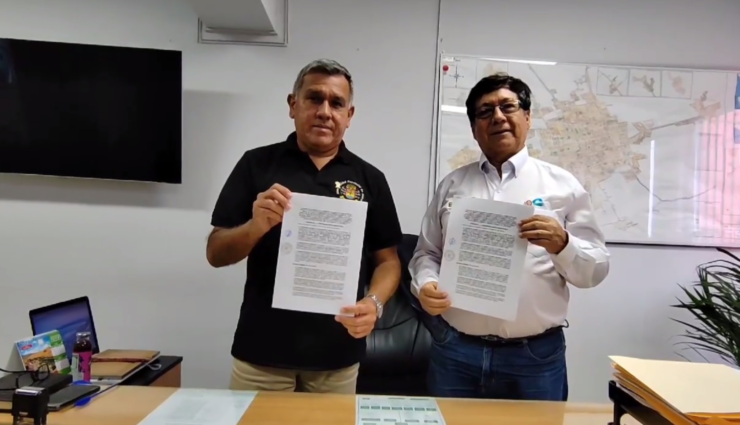 Municipalidad provincial firmó convenio para la modernización del servicio de agua potable y saneamiento en Huaral