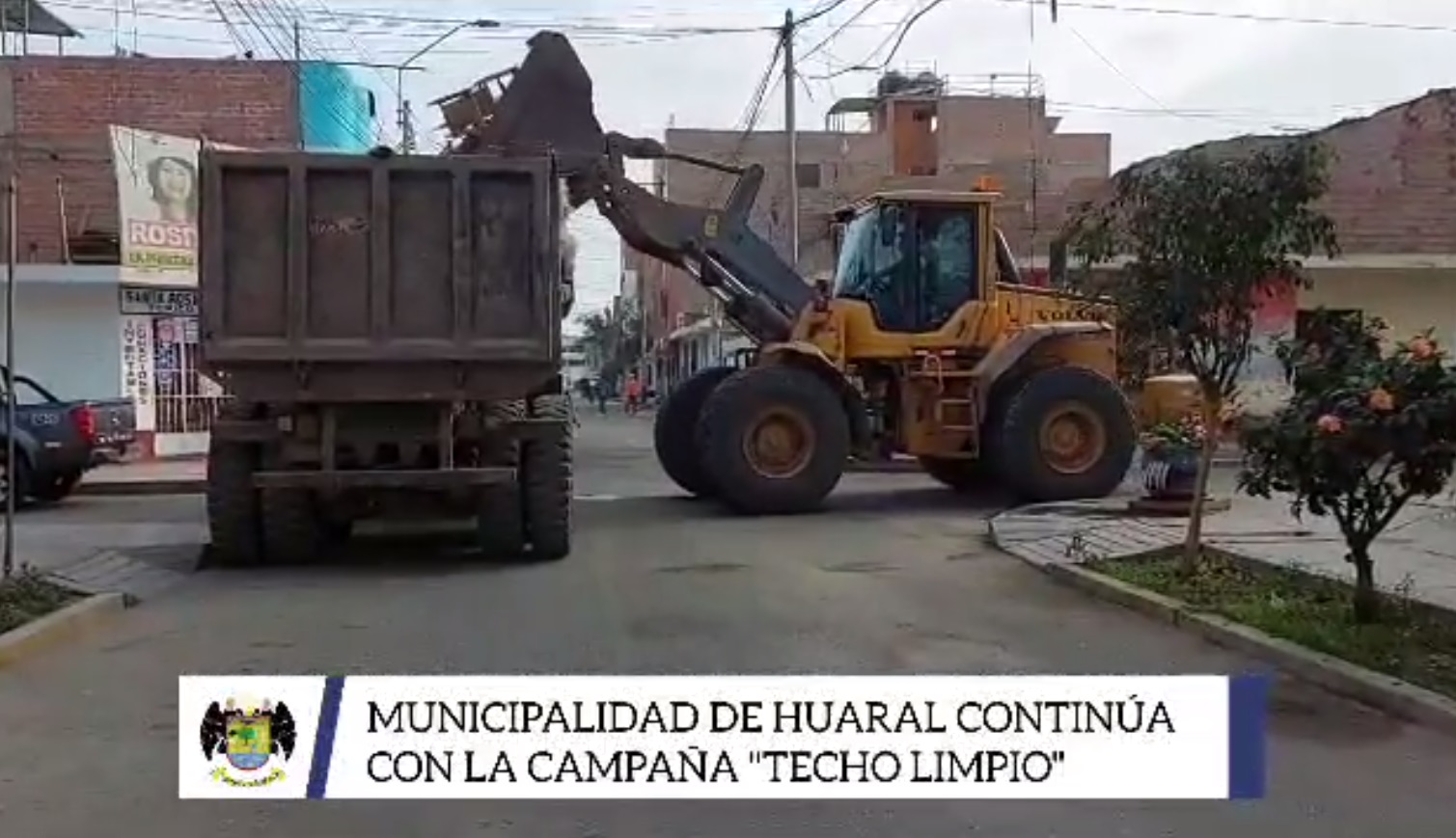 Municipalidad provincial de Huaral continúa con la campaña de "Techo Limpio"