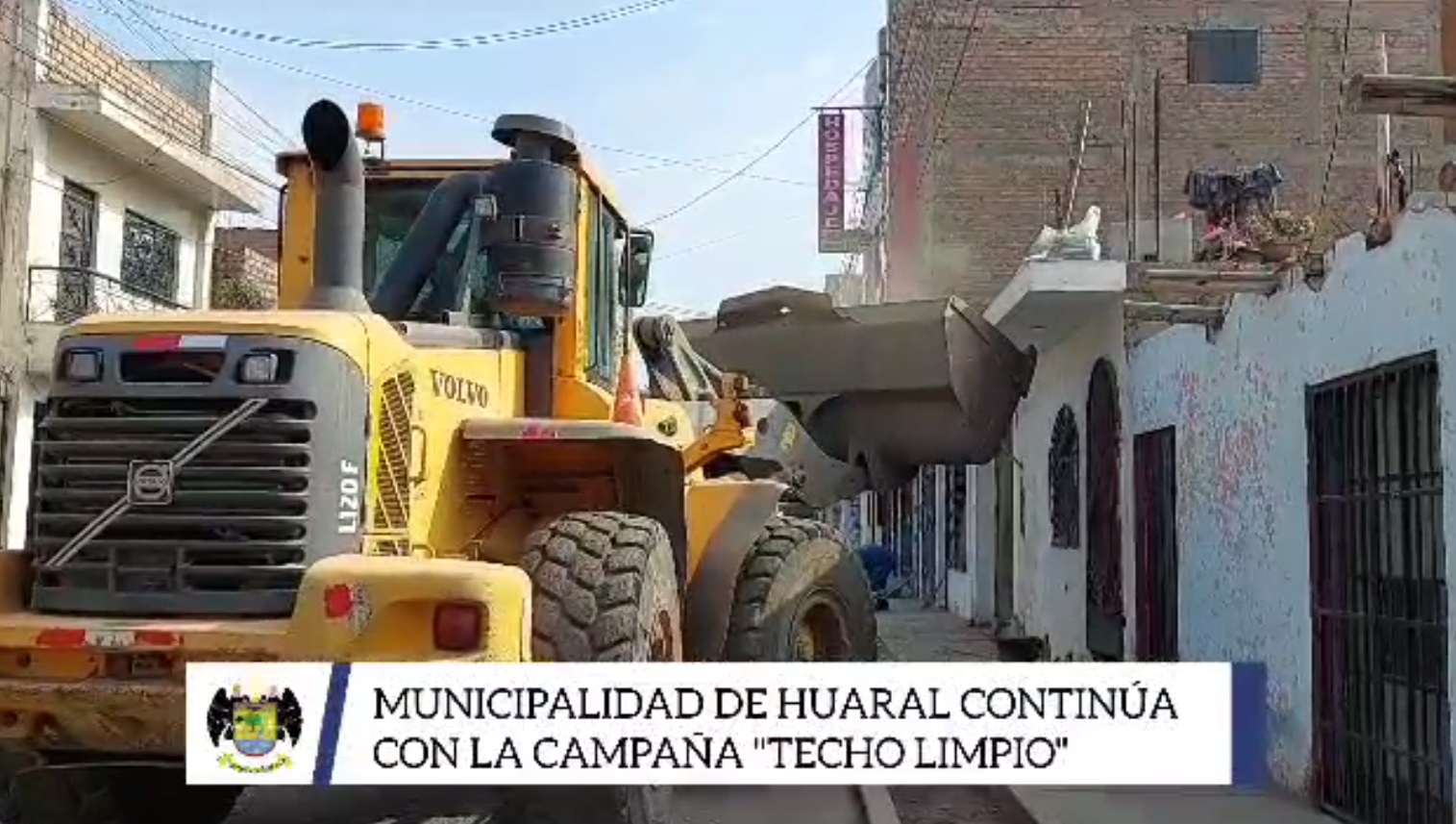 Municipalidad provincial de Huaral continúa con la campaña de "Techo Limpio"
