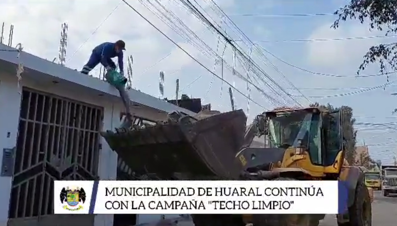 Municipalidad provincial de Huaral continúa con la campaña de "Techo Limpio"