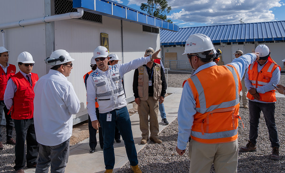 Contraloría de la República supervisa avances de proyecto para la IE San Marcos en Cajamarca