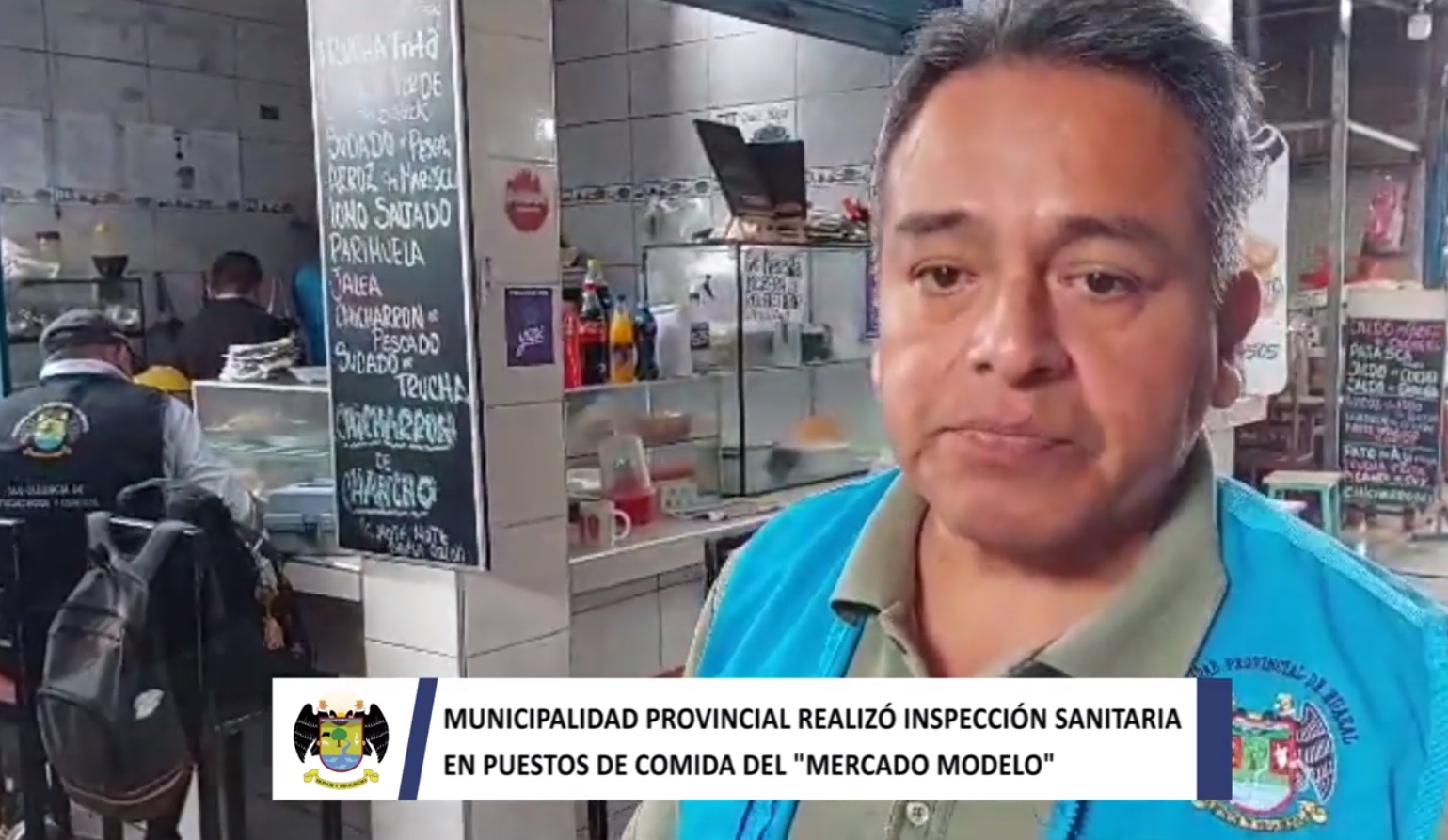 Municipalidad provincial realizó inspección sanitaria en puestos de comida del "Mercado Modelo"