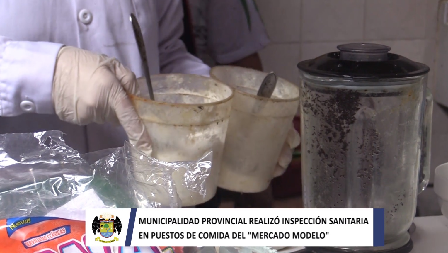 Municipalidad provincial realizó inspección sanitaria en puestos de comida del "Mercado Modelo"