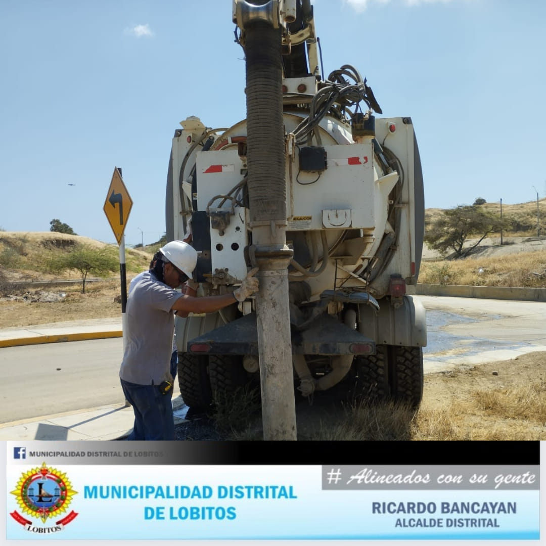 archivo JPG de Hidrojet de EPS GRAU realiza trabajos ante colapso de desagües en Lobitos