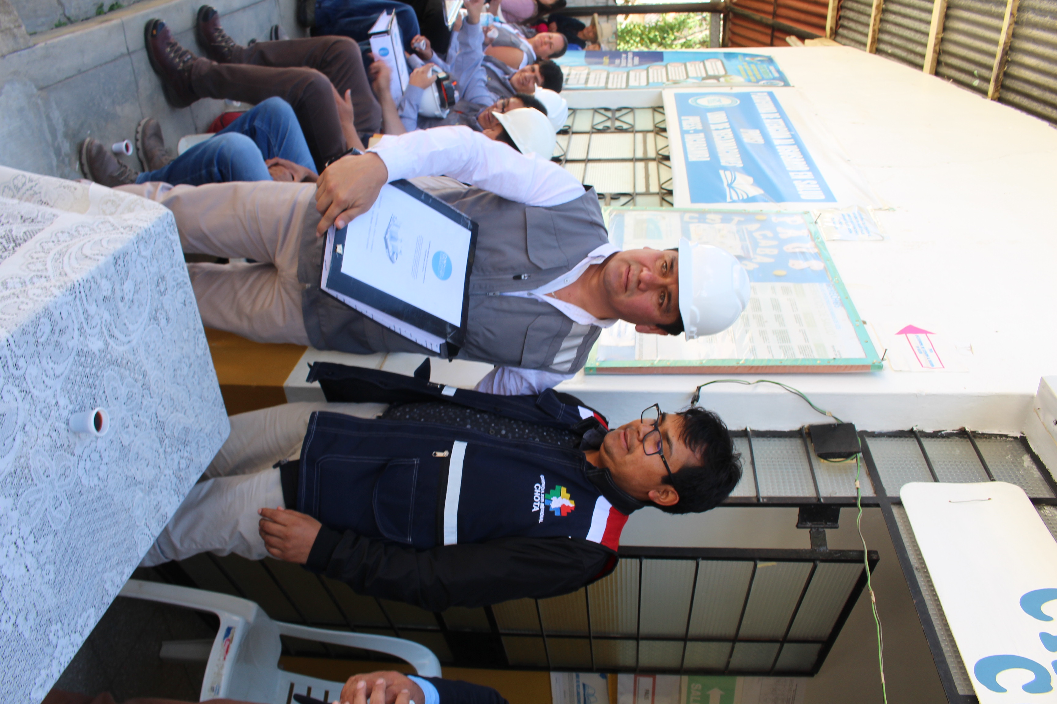 Entrega del expediente técnico al representante legal del consorcio supervidor 