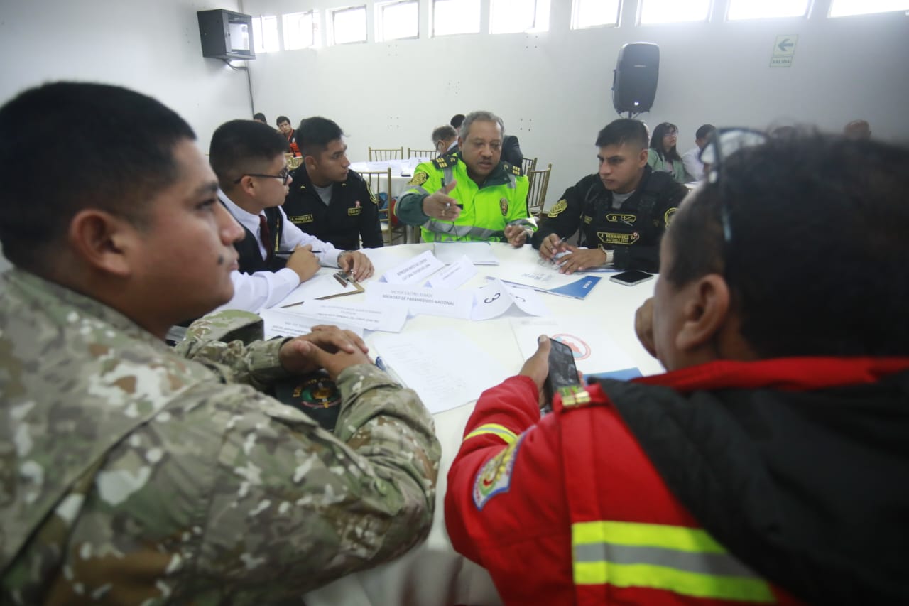 Participaron integrantes de las unidades de primera respuesta ante alguna emergencia