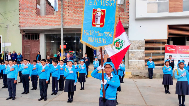 CEREMONIA DE ANIVERSARIO DE IE 10557