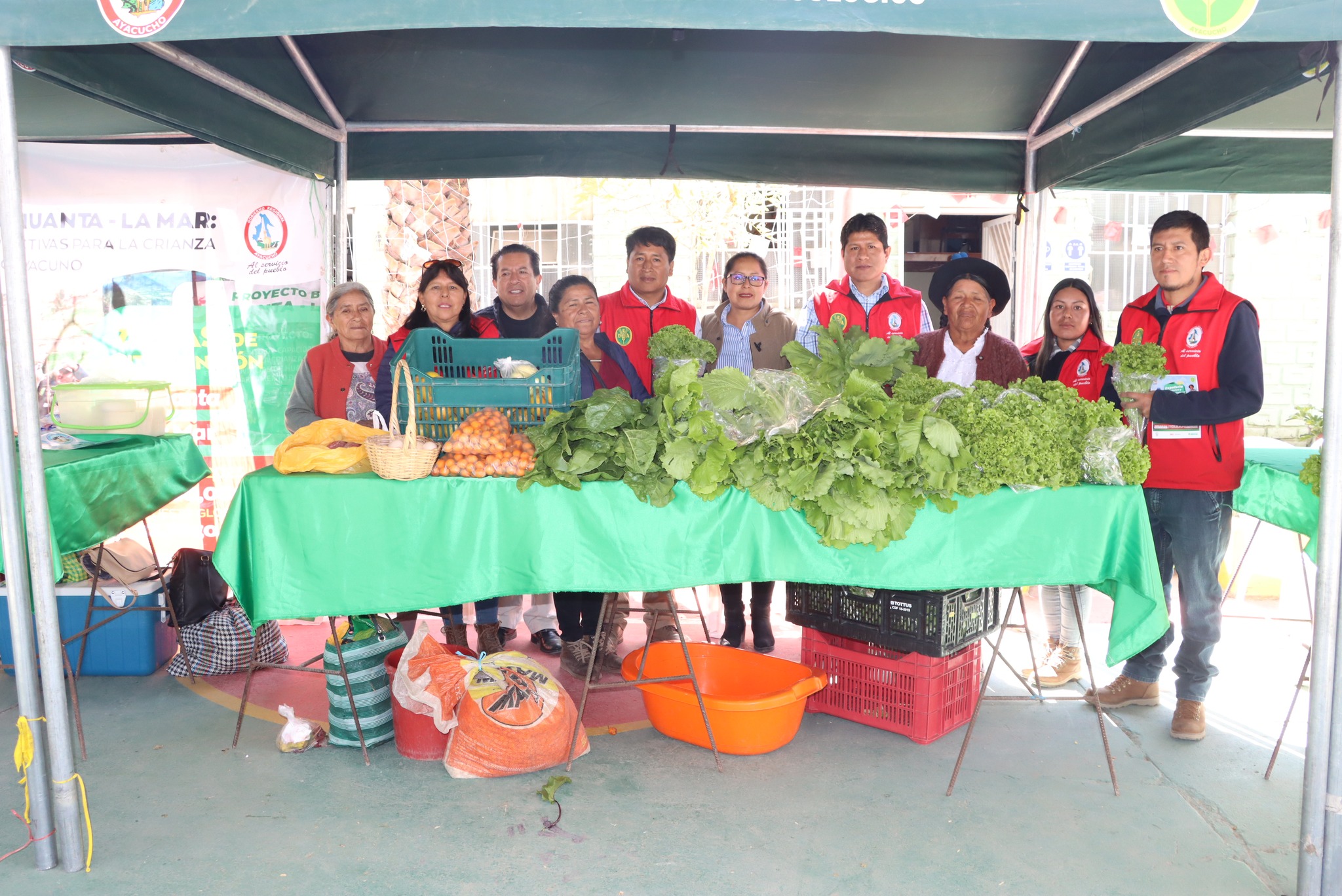 En Expoferia de Agricultura Familiar beneficiarios comercializan productos orgánicos