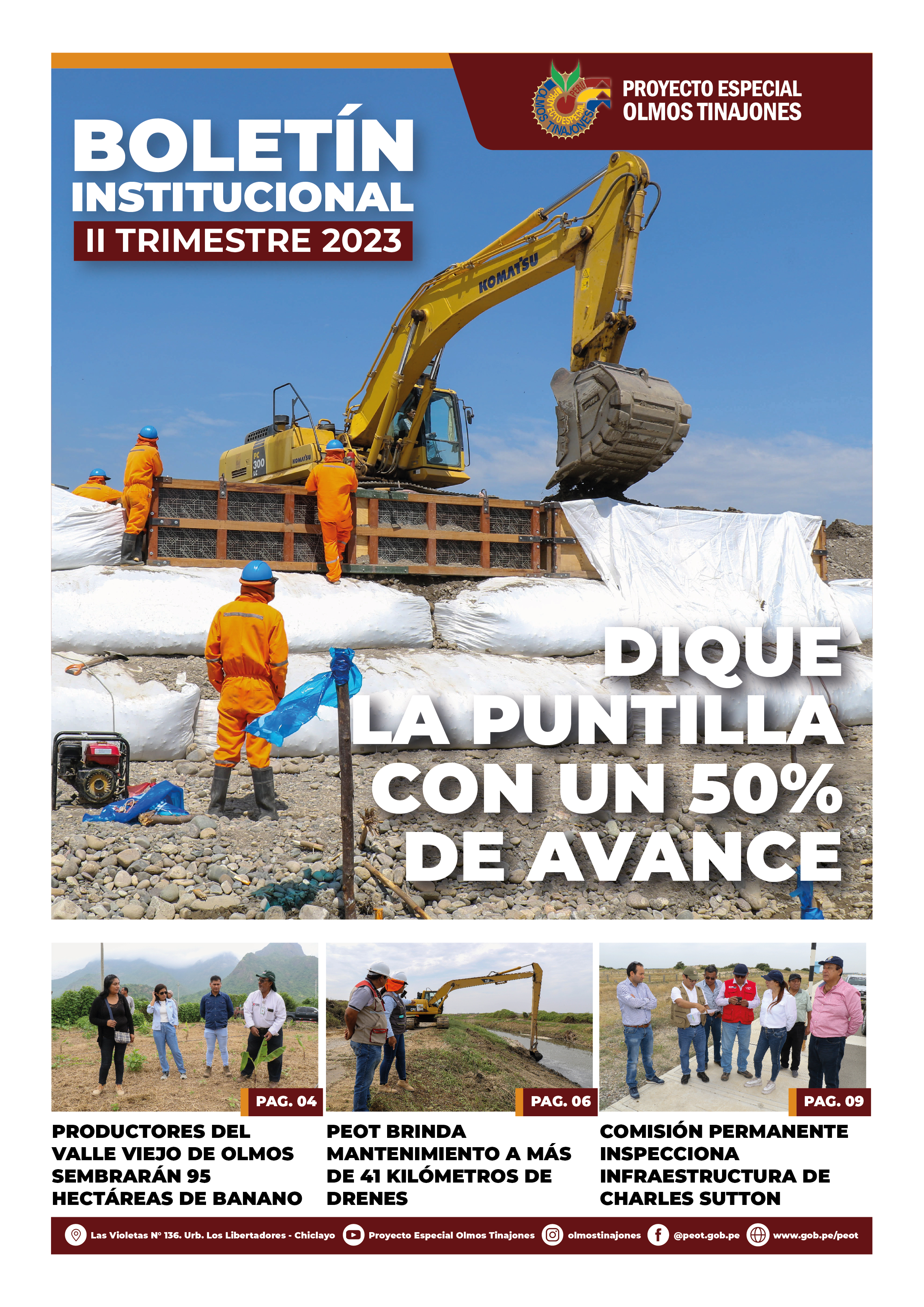 BOLETÍN INSTITUCIONAL PEOT - II TRIMESTRE 2023