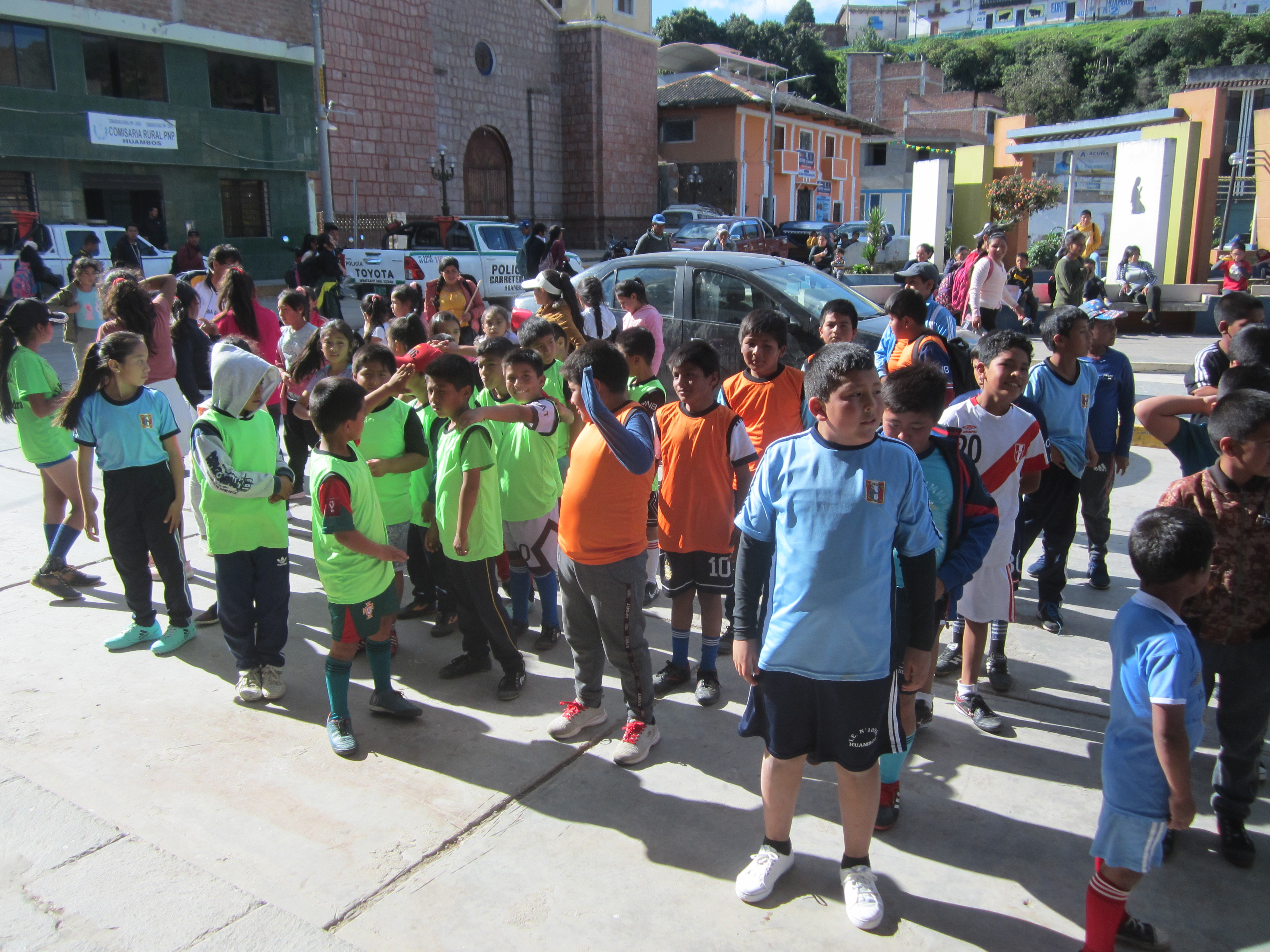 Inauguración de la Academia Municipal de Fútbol de Huambos