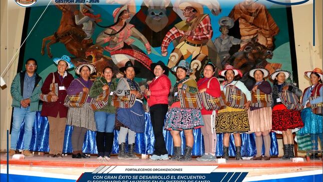 Se desarrolla con éxito el encuentro distrital de organizaciones de mujeres de Santo Tomás - Chumbivilcas 