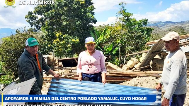 Apoyo a familia en Yamaluc