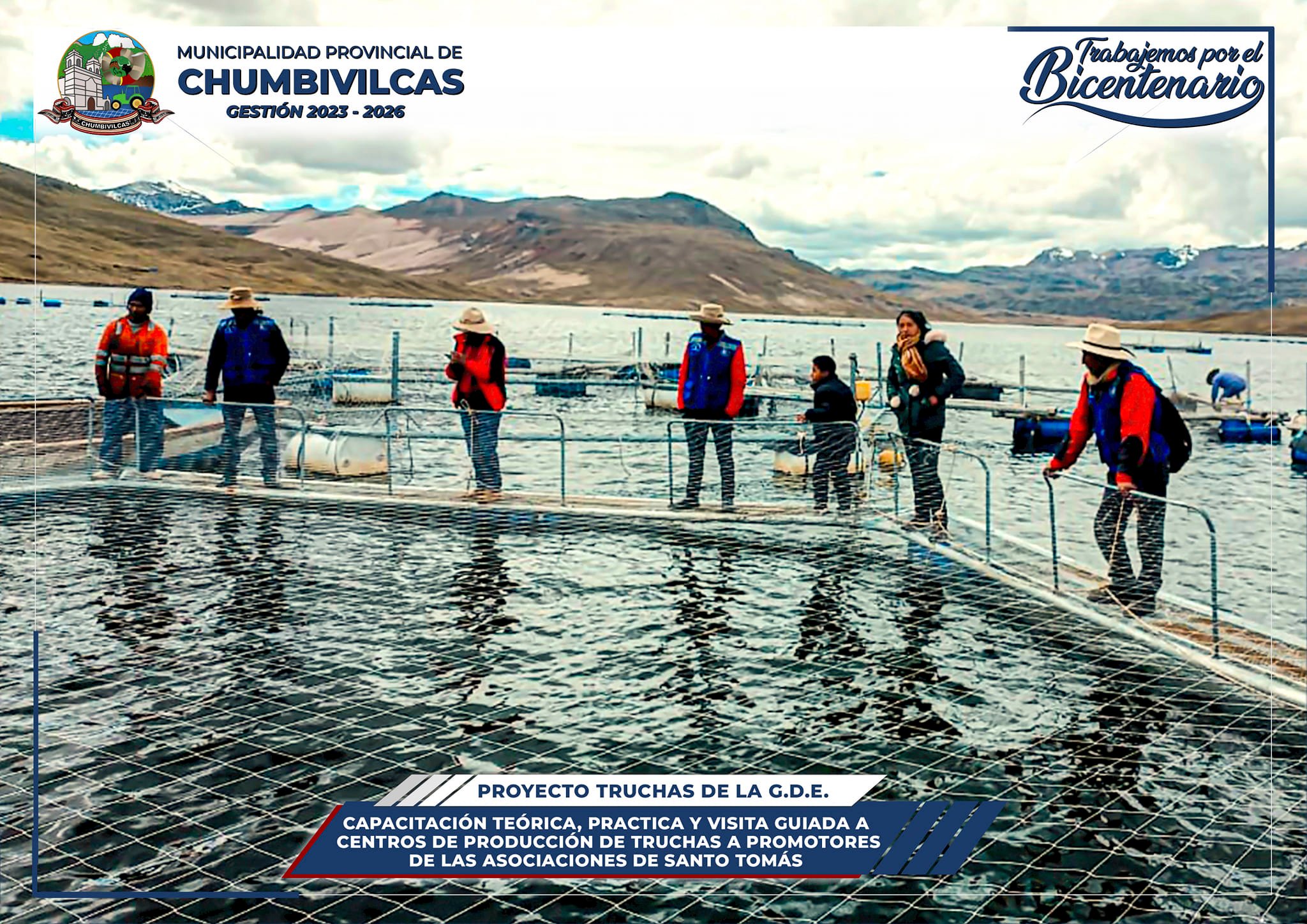 Municipalidad de Chumbivilcas capacita y realiza visitas guiadas a promotores de las asociaciones productoras de Santo Tomás