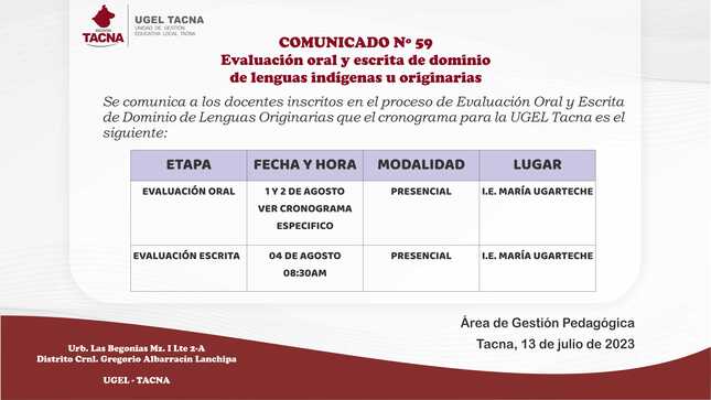 Archivo JPG de comunicado