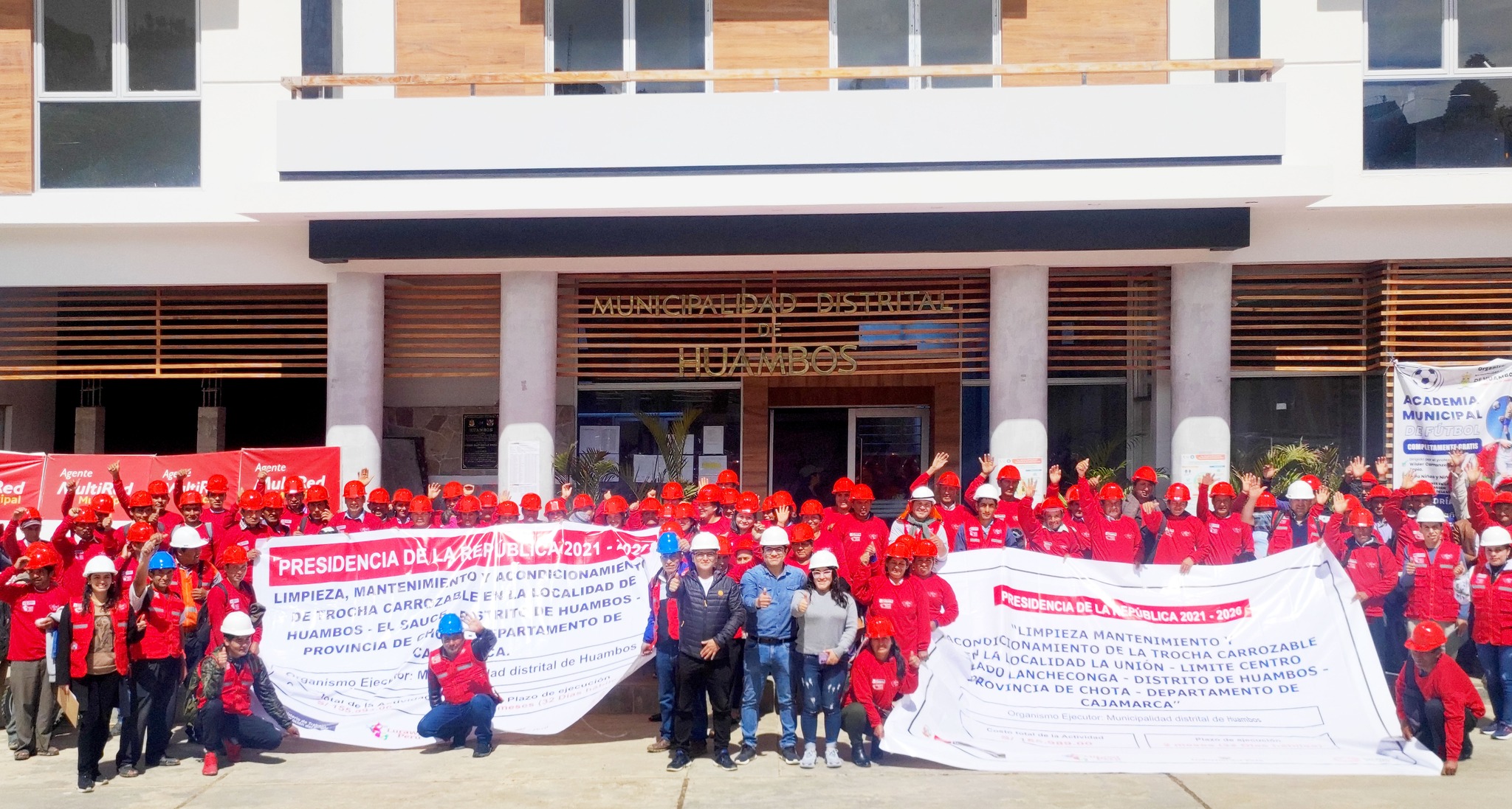 Inauguración proyectos de empleo junto a Lurawi