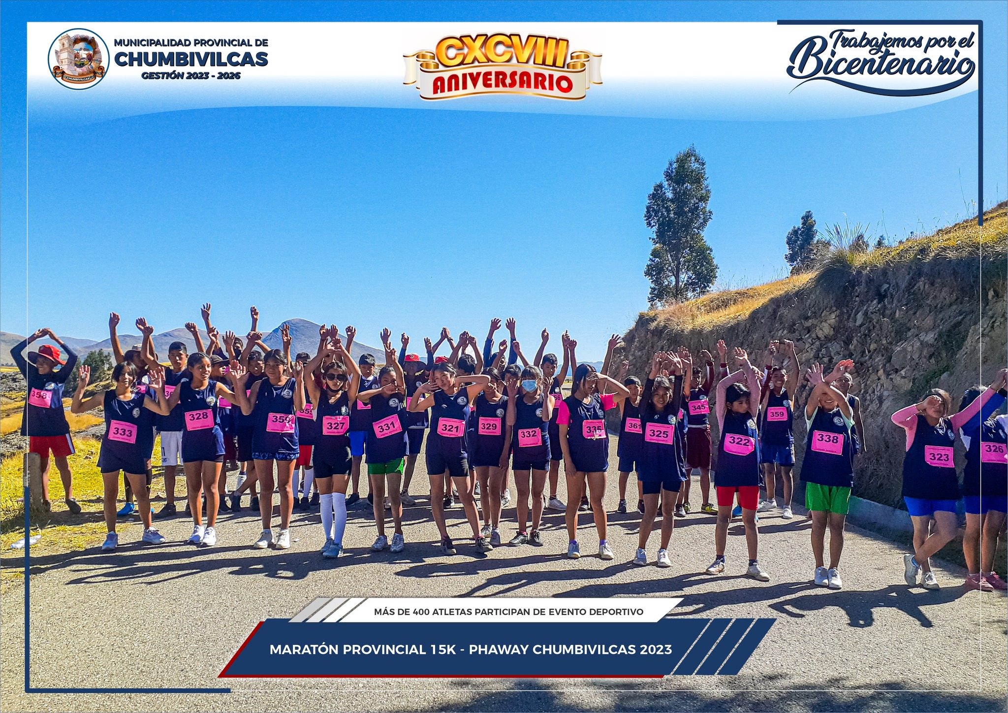Se desarrolla con éxito Maratón Provincial 15K Phaway Chumbivilcas 2023