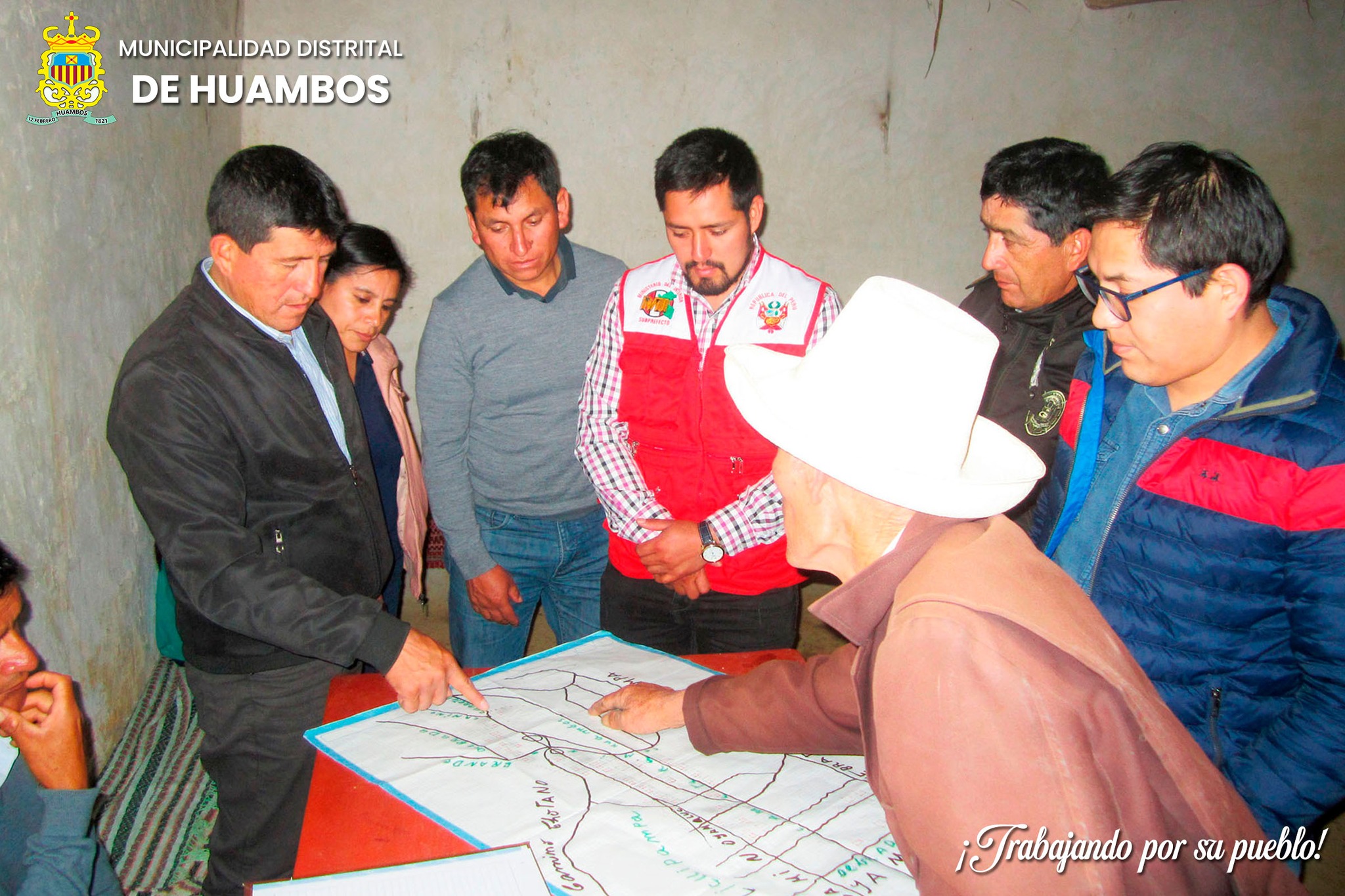 Reunión en comunidad Agua Blanca