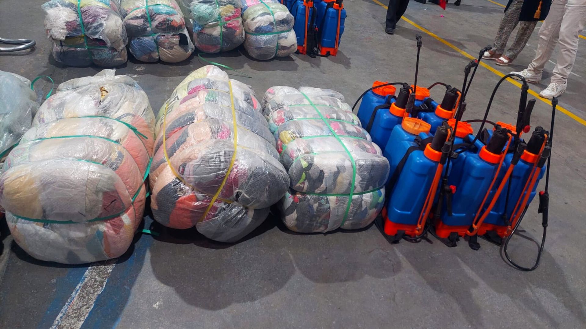 Comunidades del distrito de San Mateo de Huanchor recibieron kits de herramientas y mochilas fumigadoras