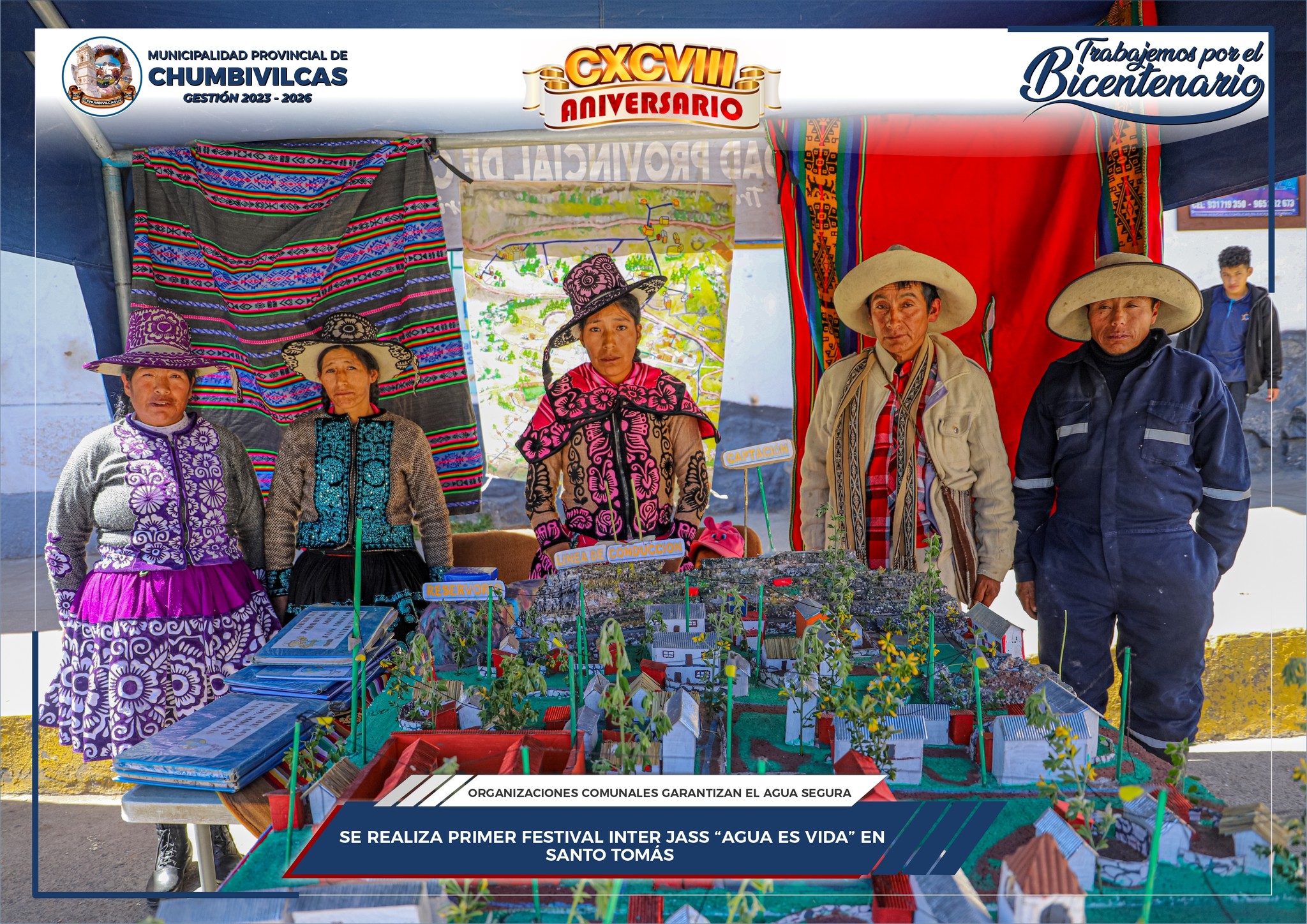 Se realiza primer festival inter jass "Agua es vida" en Santo Tomás - Chumbivilcas 