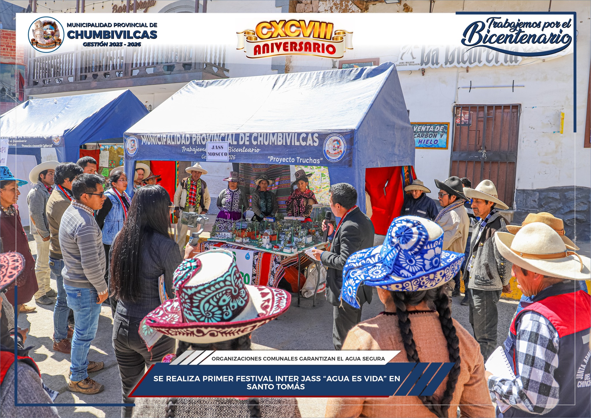 Se realiza primer festival inter jass "Agua es vida" en Santo Tomás - Chumbivilcas 