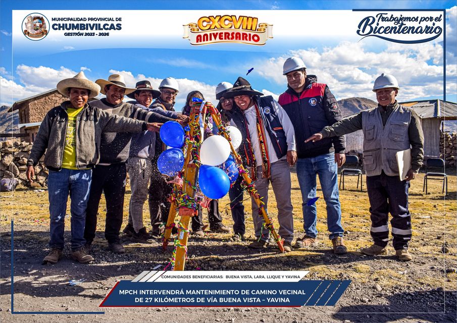 Municipalidad de Chumbivilcas inició mantenimiento de 27 kilómetros de la vía Buena Vista - Yavina