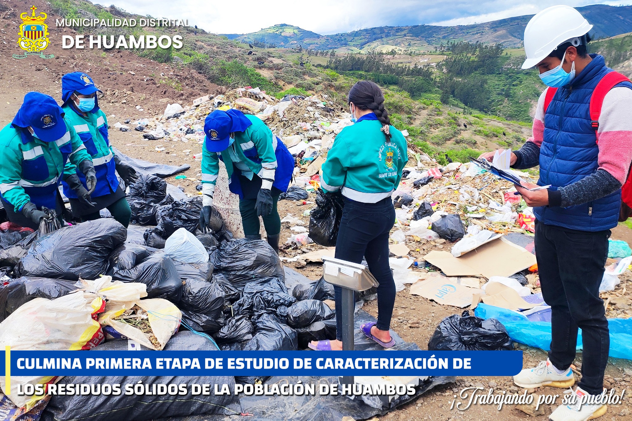Estudio de caracterización de los residuos sólidos en Huambos