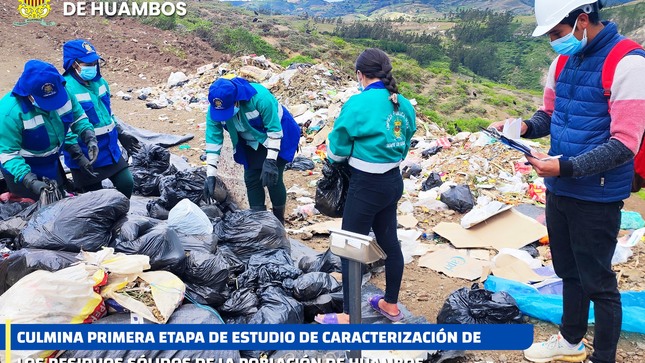 Estudio de caracterización de los residuos sólidos en Huambos