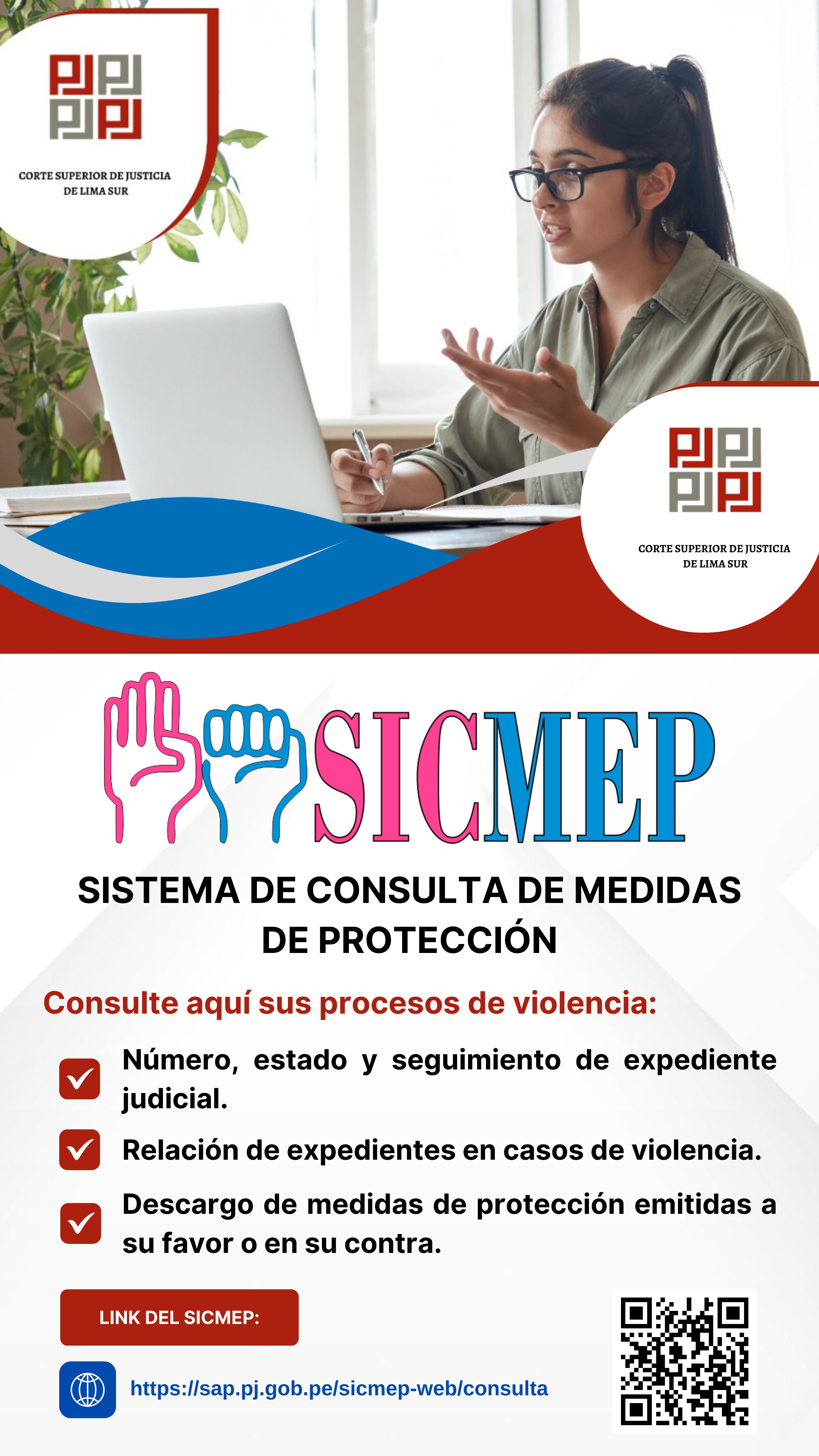 El Sistema de Consulta de Medidas de Protección (Sicmep) ya está disponible a nivel nacional
