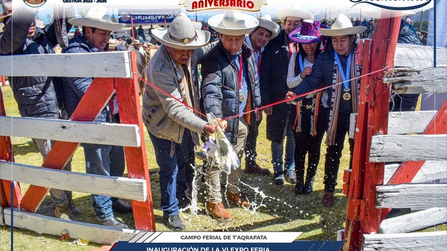 Municipalidad Provincial de Chumbivilcas inaugura la VI Expo Feria Chumbivilcas 2023 