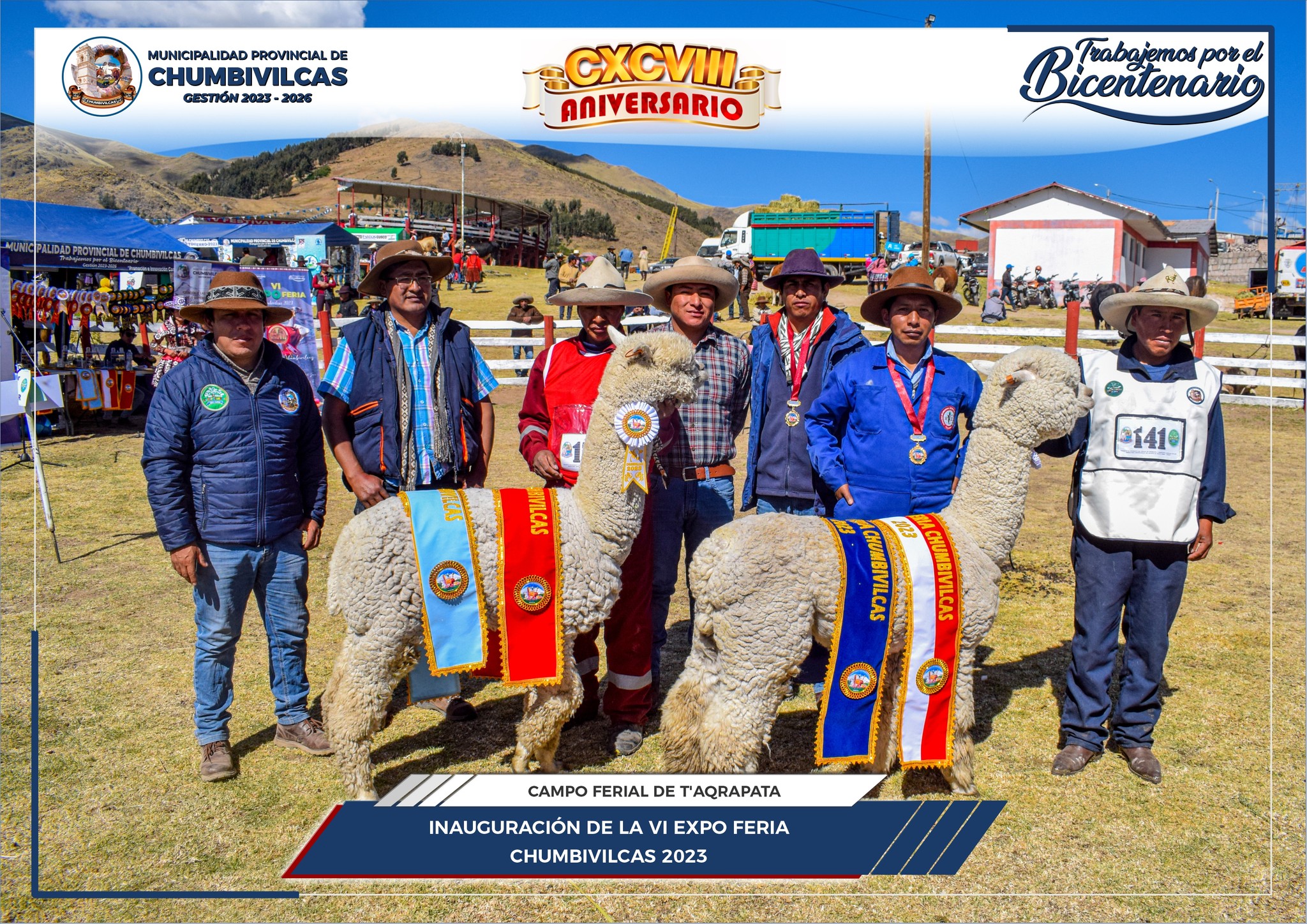 Municipalidad Provincial de Chumbivilcas inaugura la VI Expo Feria Chumbivilcas 2023 