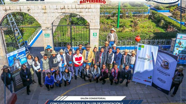 Municipalidad de Chumbivilcas realiza taller de orientación y sensibilización "Formaliza tu propiedad" 