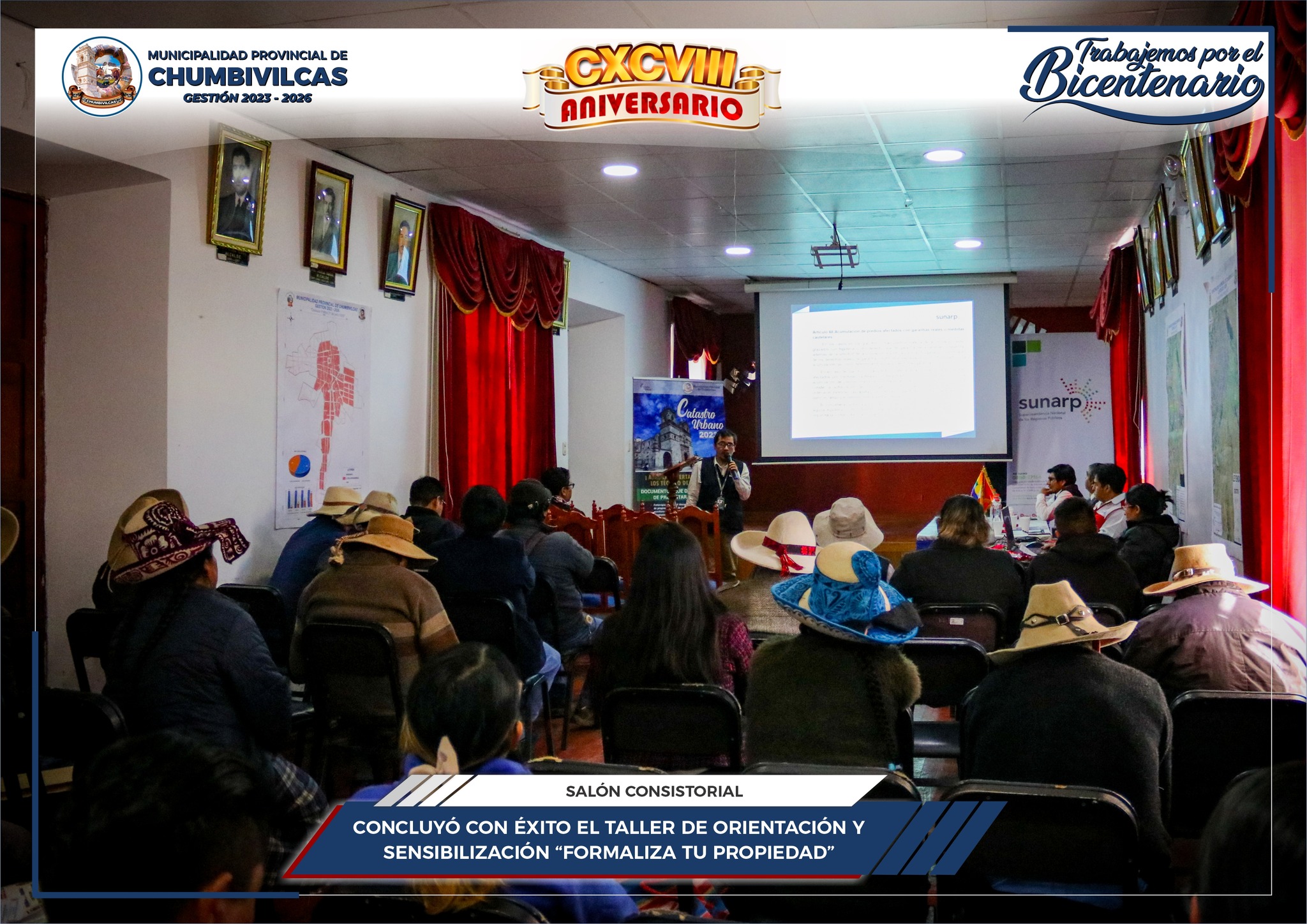 Municipalidad de Chumbivilcas realiza taller de orientación y sensibilización "Formaliza tu propiedad" 