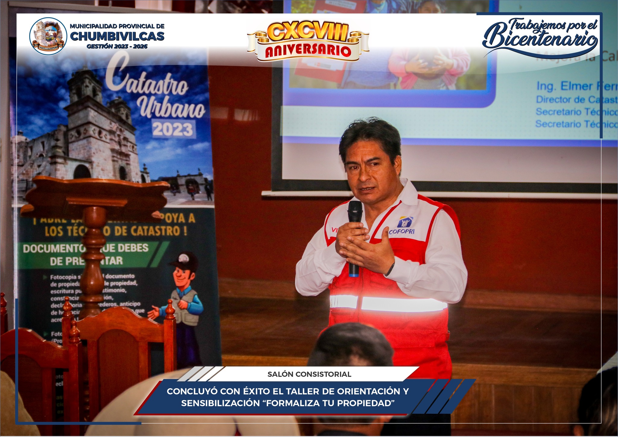 Municipalidad de Chumbivilcas realiza taller de orientación y sensibilización "Formaliza tu propiedad" 