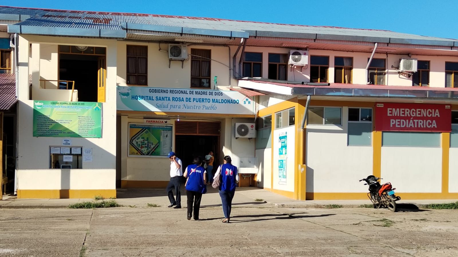Supervisión a hospital en Madre de Dios