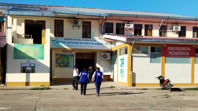 Supervisión a hospital en Madre de Dios