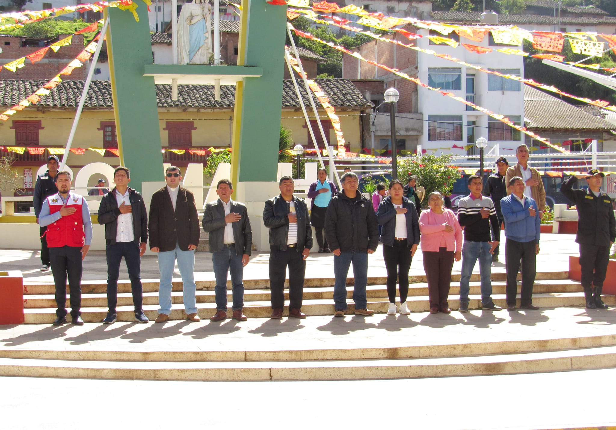 Izamiento por fiesta de San Juan
