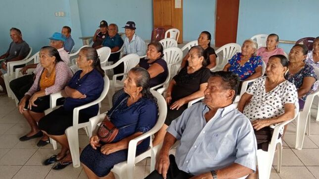Realizan taller con adultos mayores del CIAM de Cancas 