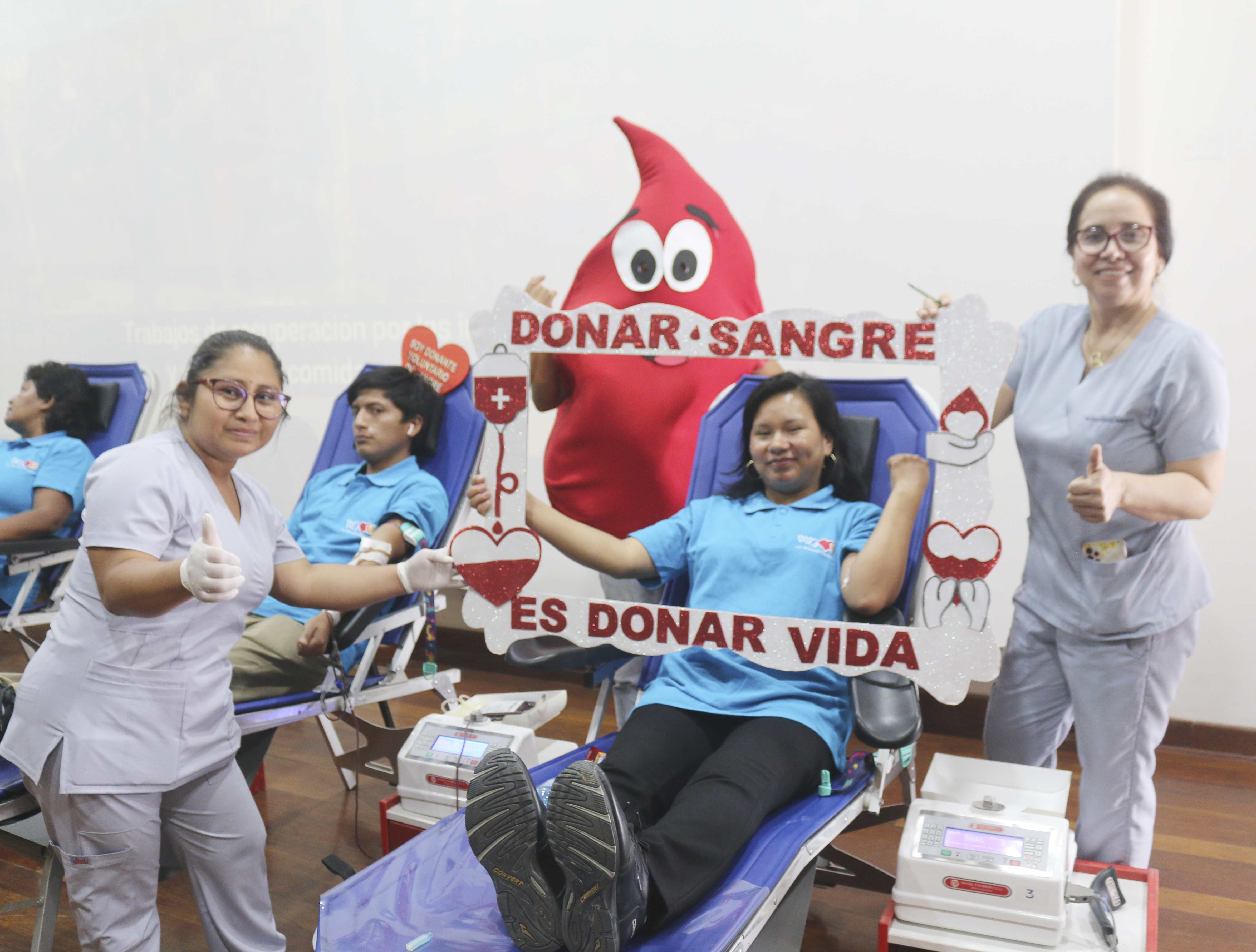HRL realiza Campaña Solidaria de donación de sangre con Iglesia de Dios