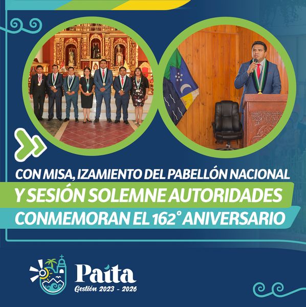 Conmemoración del 162 Aniversario de Paita