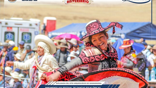 Con éxito se realiza el XIX Festival de Danzas Wamanmarka 2023 