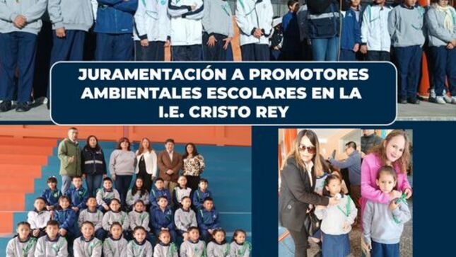 La Municipalidad Provincial de Cajamarca, a través de la subgerencia de Gestión Ambiental, realizó la juramentación de promotores escolares que tengan una agenda y realicen acciones en favor del medio ambiente. 
👉Los promotores ambientales escolares cumplirán un rol importante de sensibilizar y concientizar sobre el cuidado del medio ambiente, dentro del entorno de la familia y población de su institución educativa.