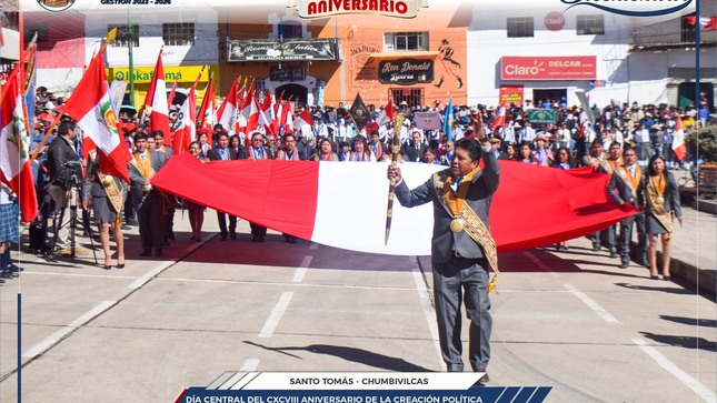 Provincia de Chumbivilcas celebra su CXCVIII Aniversario de Creación Política 