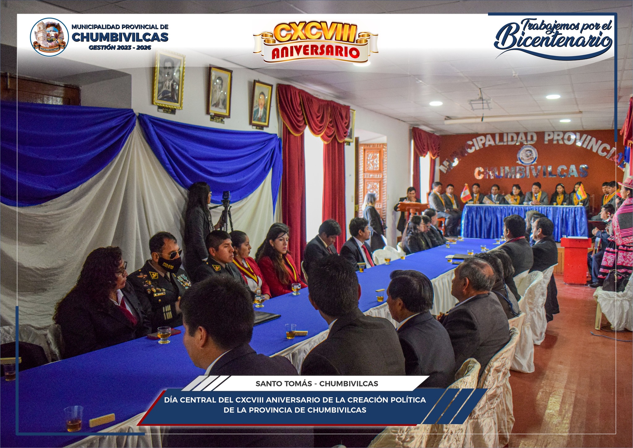 Provincia de Chumbivilcas celebra su CXCVIII Aniversario de Creación Política
